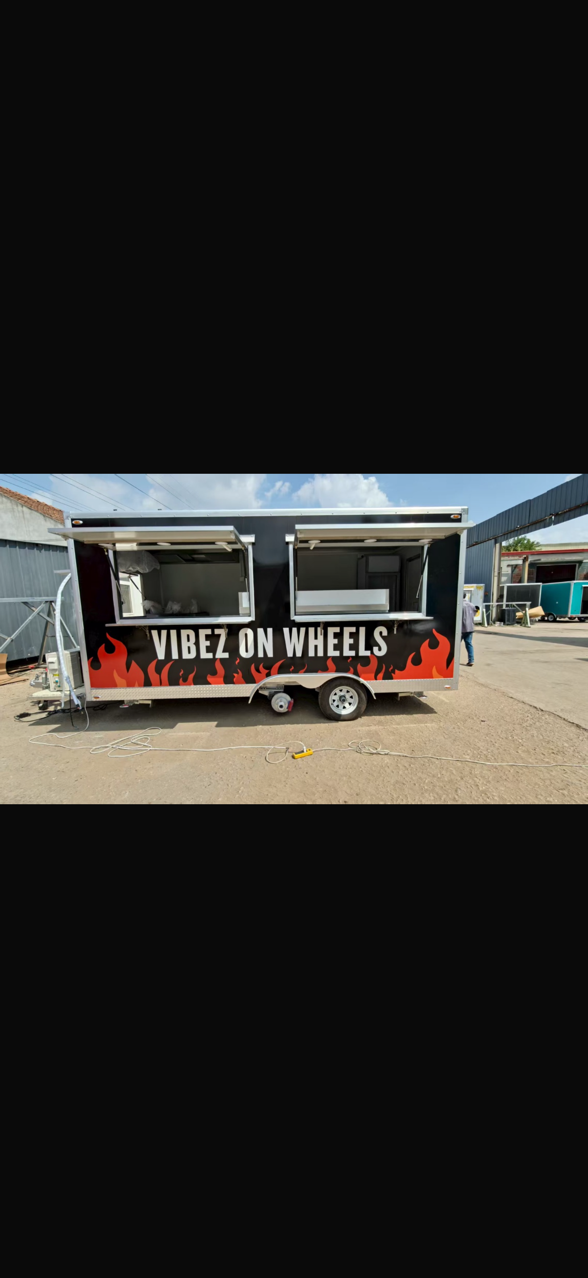 Vibez on Wheels black trailer
