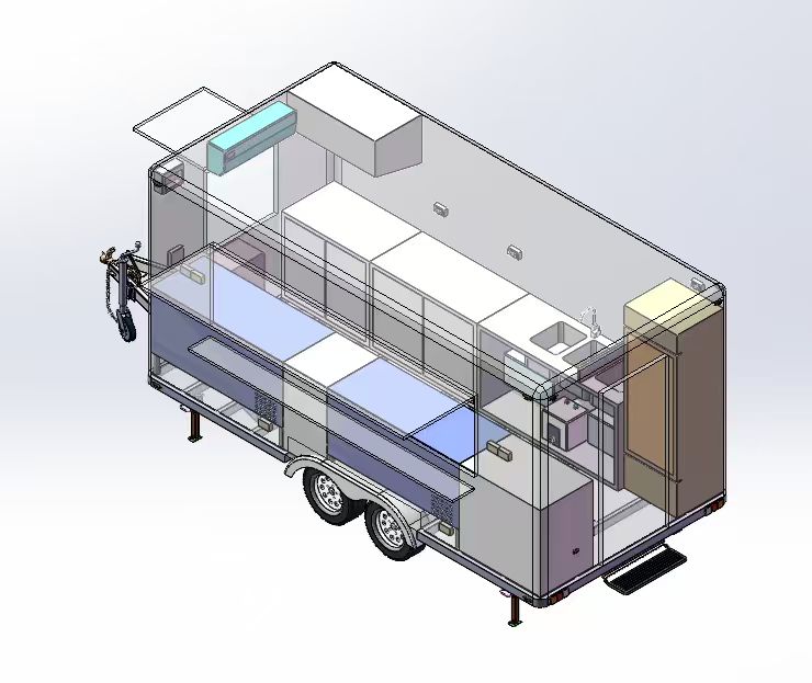 3D render rear angle