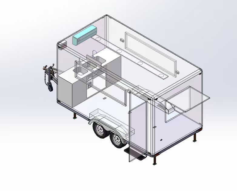 CAD interior rear view