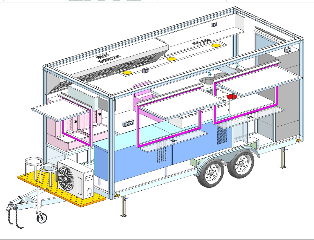 Full trailer CAD design