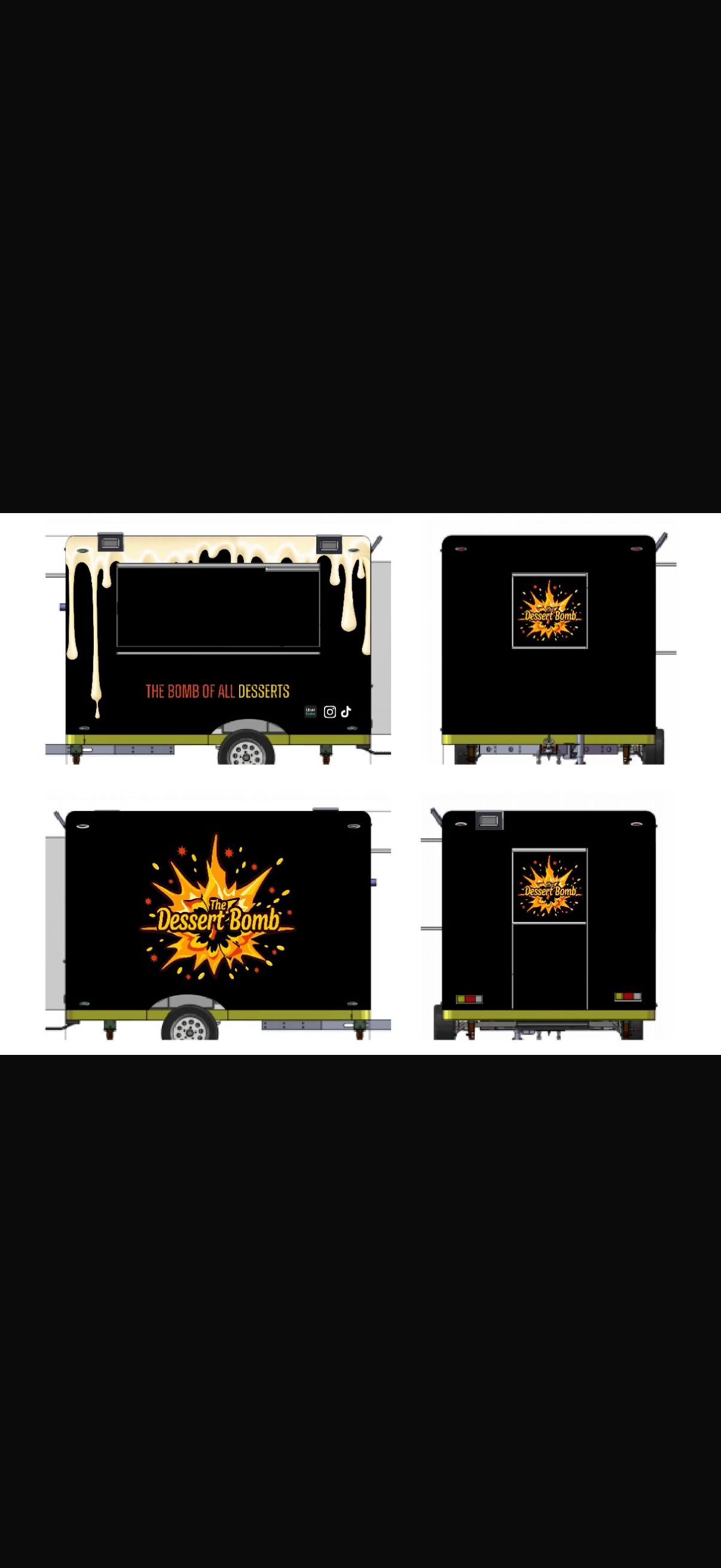Dessert Bomb wrap design
